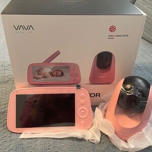 VAVA Pink Baby Monitor with Camera